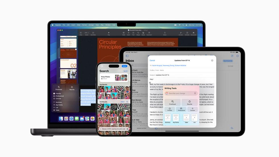 Apple chính thức ra mắt AI trên iPhone, iPad và Mac, người dùng Việt đón tin vui - Ảnh 1.