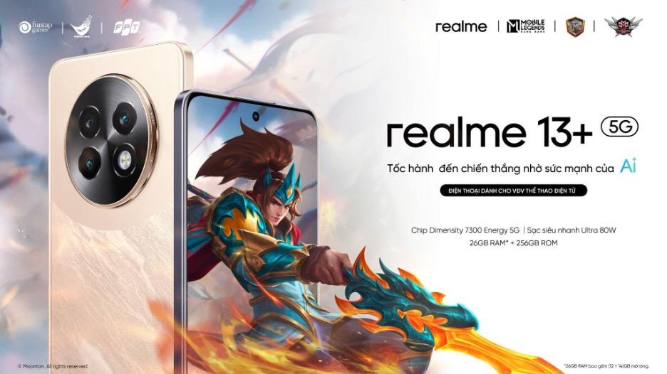 realme ra mắt smartphone chơi game 