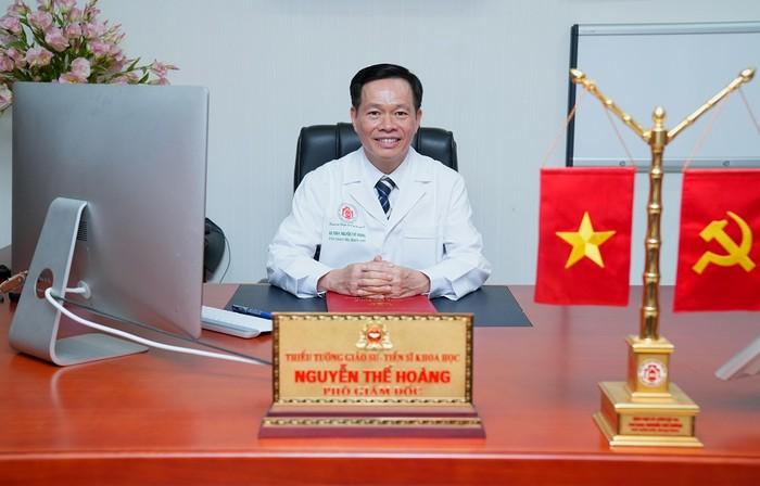 Thiếu tướng Giáo sư, Tiến sĩ khoa học, Tòa án nhân dân Nguyễn Thế Hoàng - Phó Giám đốc Bệnh viện Trung ương Quân đội 108. Ảnh: Bệnh viện Trung ương Quân đội 108