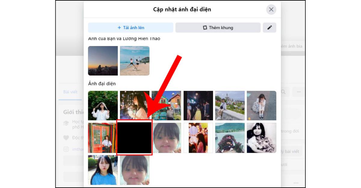 Cách làm ảnh đại diện của bạn thành màu đen trên Facebook