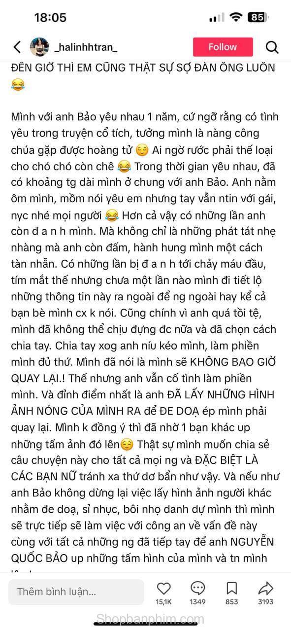 Trần Hạ Linh bị bạn trai cũ bạo hành