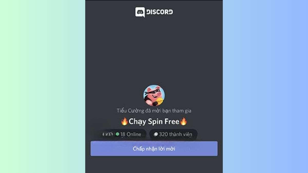 Nhận Coin Master spin qua Discord