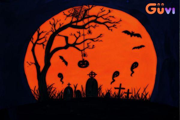 Những bức vẽ Halloween đẹp mắt