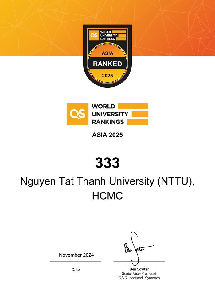 NTTU xếp thứ 333 trong hơn 900 trường đại học châu Á được xếp hạng.png