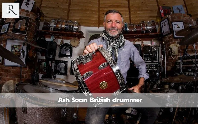 British drummer Ash Soan