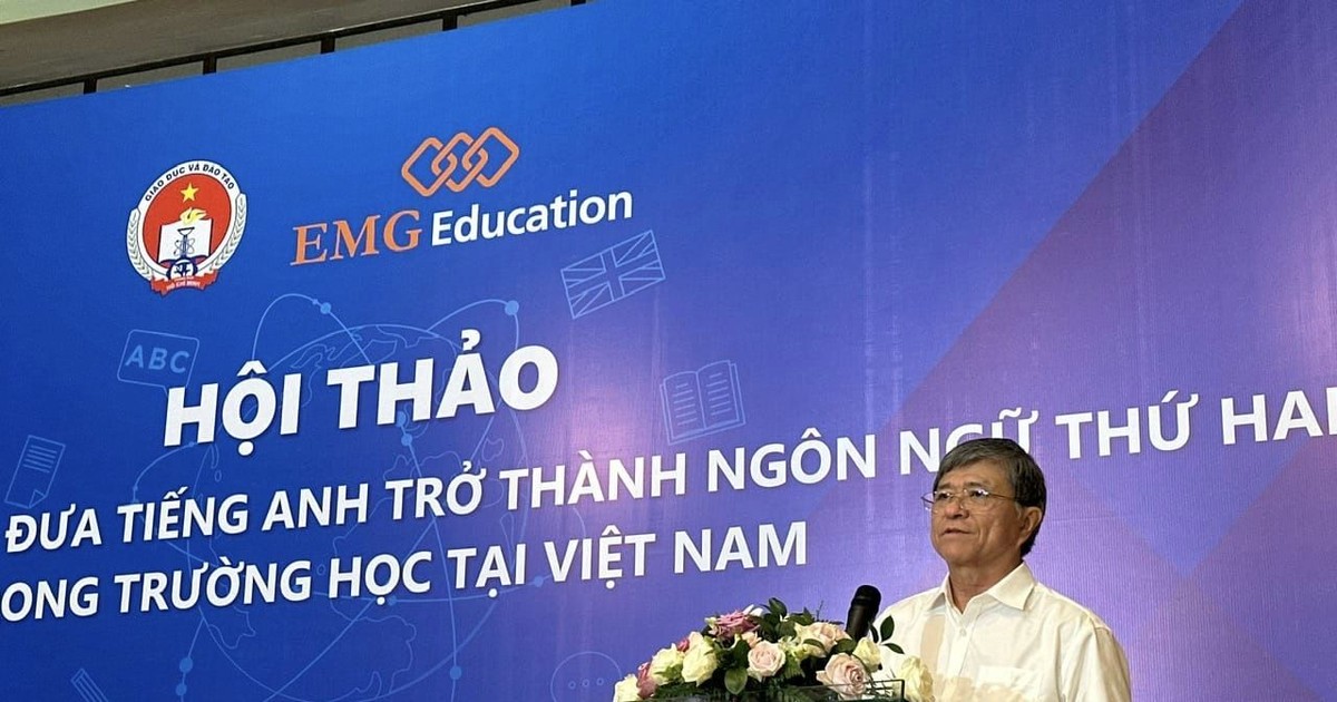  GĐ Sở GD TPHCM: 4 giải pháp để đưa tiếng Anh trở thành ngôn ngữ thứ 2 ở trường 