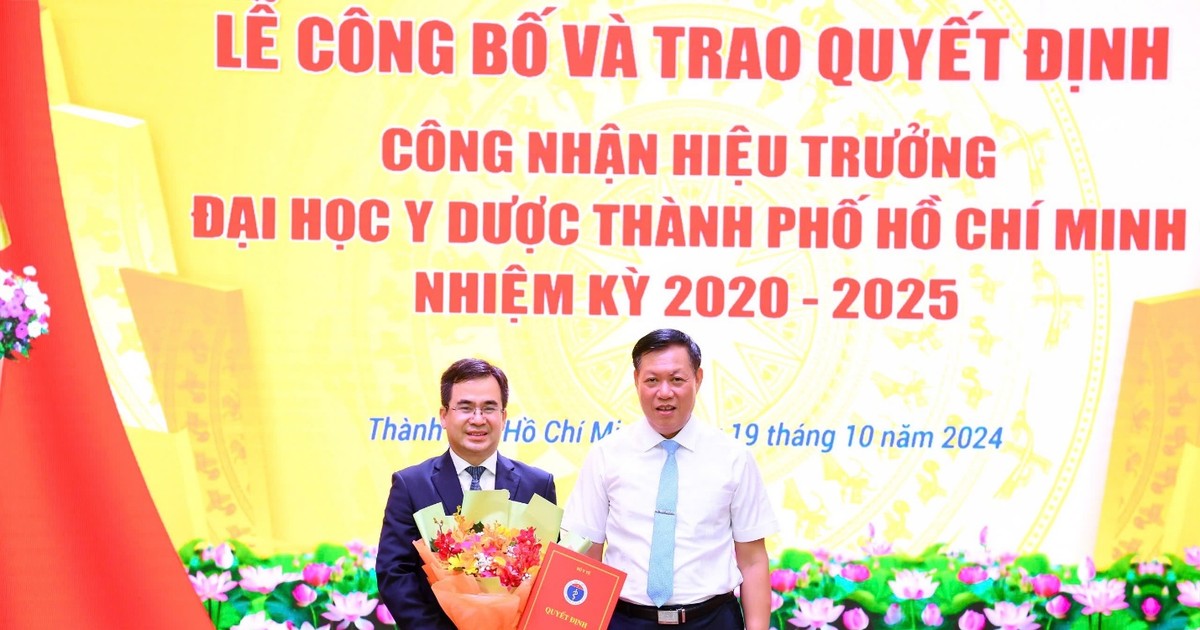  PGS.TS Ngô Quốc Đạt làm Hiệu trưởng Trường Đại học Y Dược TPHCM 