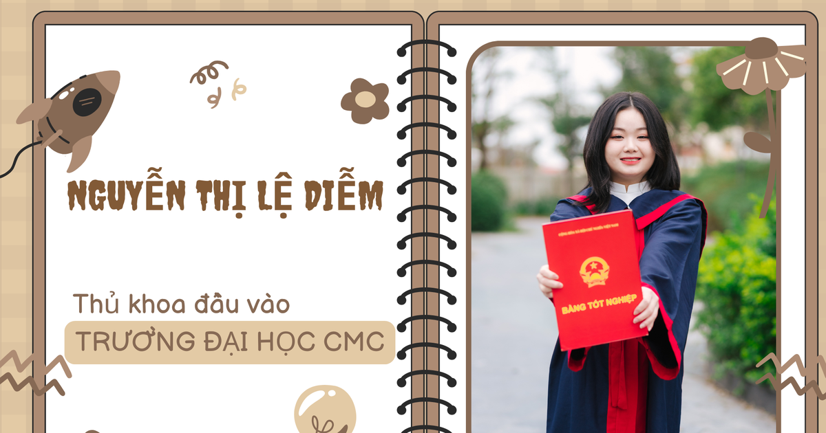 Thủ khoa đầu vào Trường Đại học CMC nói không với "thức đêm" ôn bài