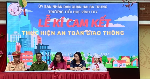 Hà Nội triển khai cuộc thi an toàn giao thông dành trong trường học