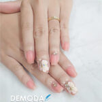 những mẫu nail cô dâu đẹp