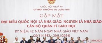 Chủ tịch Quốc hội: Tôn vinh, bảo vệ, tạo môi trường thuận lợi để nhà giáo làm việc