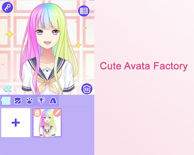 Giao diện ứng dụng Avatar Factory dễ thương