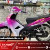 Tem dán xe Honda Wave Alpha 110cc màu hồng trùm