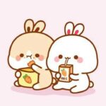 Hình thỏ Chibi siêu dễ thương và ngộ nghĩnh