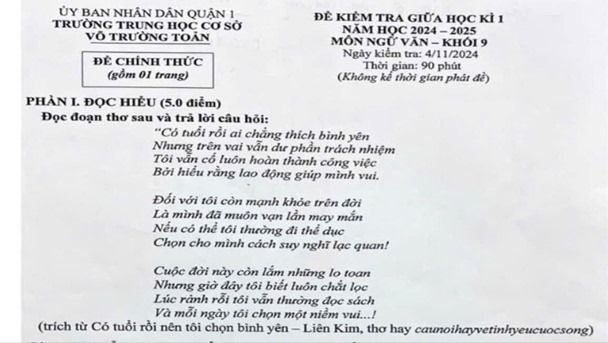  Giáo viên gợi ý 4 tiêu chí “cứng” để chọn ngữ liệu thiết kế đề kiểm tra Ngữ văn 