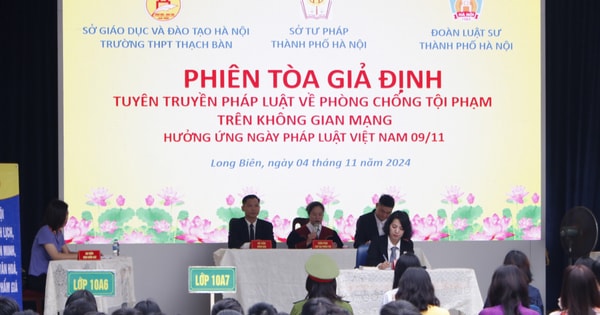 Học sinh Hà Nội hiểu thêm quy định của pháp luật về an ninh mạng