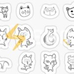 Hướng dẫn cách vẽ sticker cute không màu đơn giản dễ vẽ