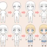 Xác định tỷ lệ cơ thể của nhân vật Chibi