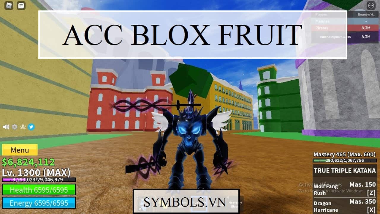 Logo Blox Fruit Mới Nhất 2024 [Link Tạo Logo Đẹp Siêu Ngầu]