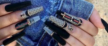 Mẫu nail Gucci đẹp