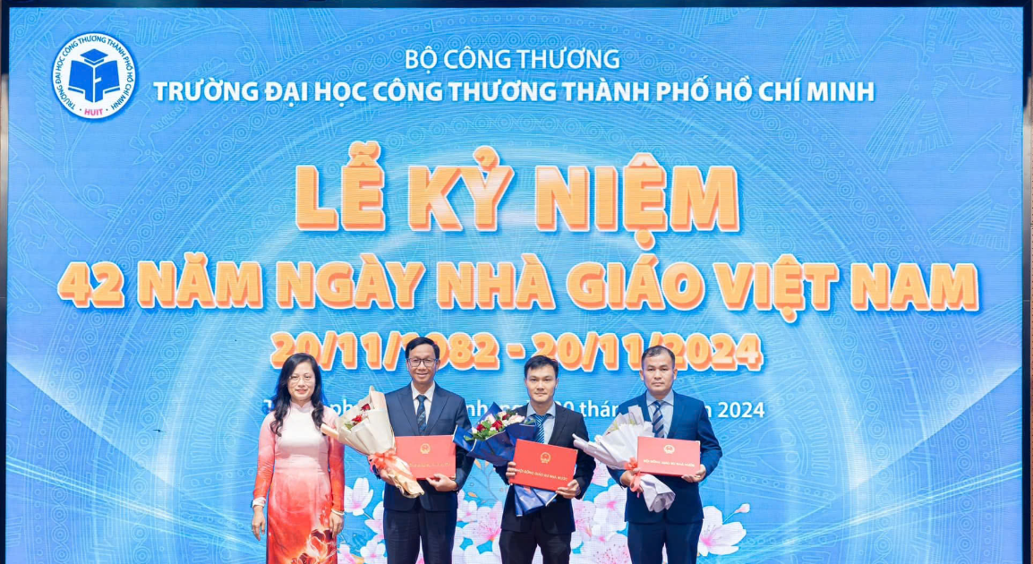  Năm 2024, Trường Đại học Công Thương TP.HCM có thêm 3 phó giáo sư 