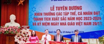 Nhiều tập thể, cá nhân ngành Giáo dục và Đào tạo huyện Quốc Oai được tuyên dương, khen thưởng