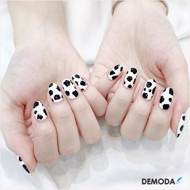 Nail bò sữa đẹp và dễ thương