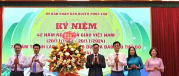 Phúc Thọ tôn vinh điển hình tiên tiến ngành Giáo dục và Đào tạo