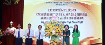 Quận Đống Đa tuyên dương các điển hình tiên tiến, nhà giáo mẫu mực