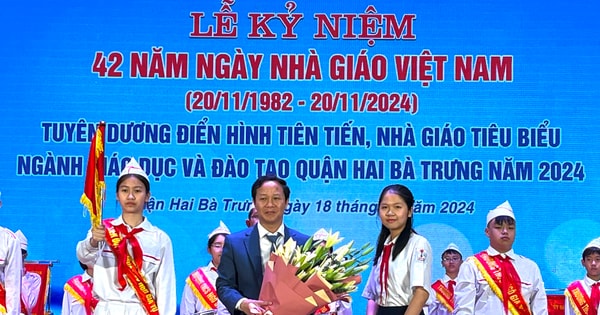 Quận Hai Bà Trưng tuyên dương điển hình tiên tiến, nhà giáo tiêu biểu