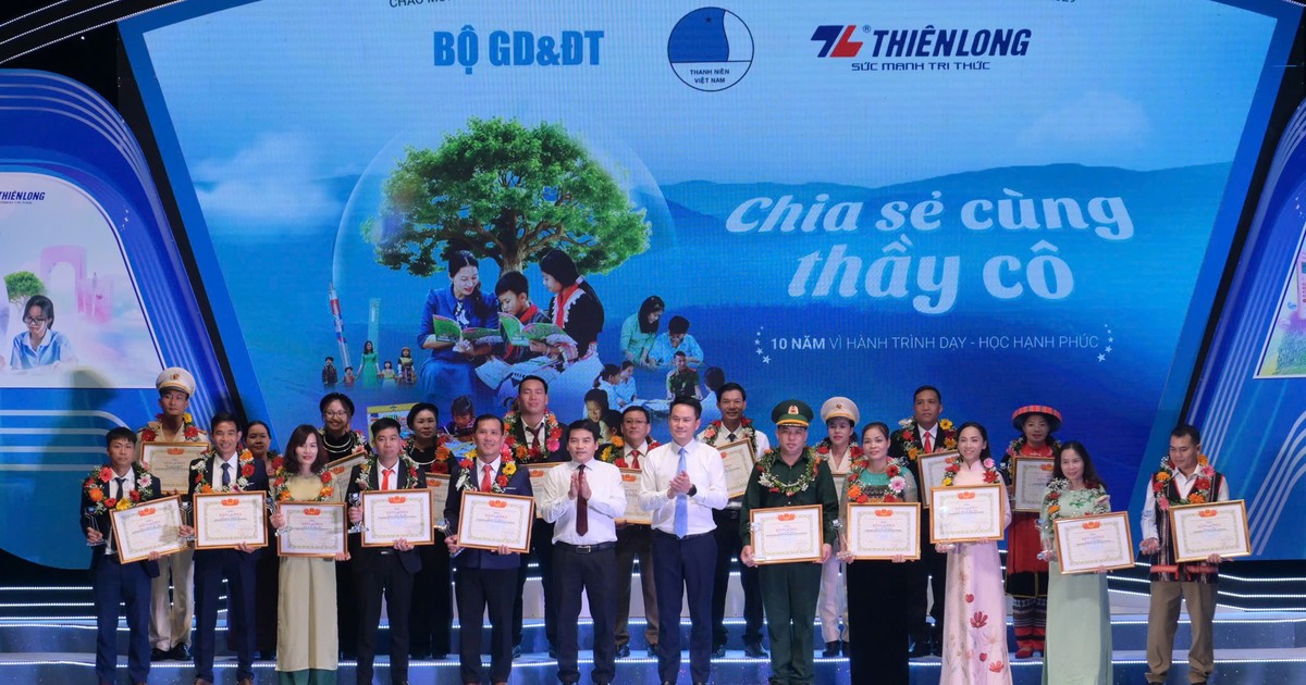  Tôn vinh 60 nhà giáo tiêu biểu trong chương trình “Chia sẻ cùng thầy cô” 2024 