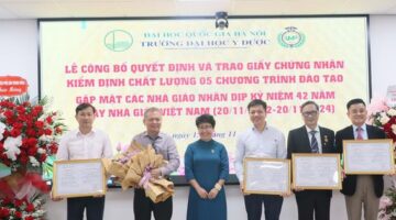 Trường đại học Y Dược có thêm 5 chương trình nhận chứng nhận kiểm định chất lượng