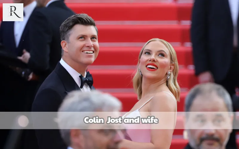 Colin Jost and his wife