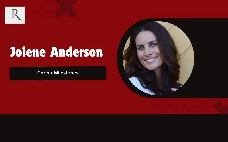 Jolene Anderson's career milestones