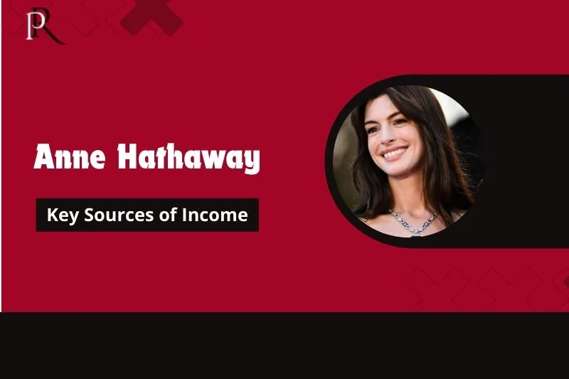 Anne Hathaway's main source of income