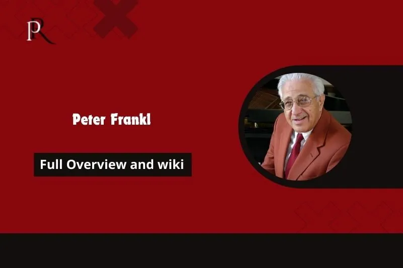 Peter Frankl Full overview and Wiki